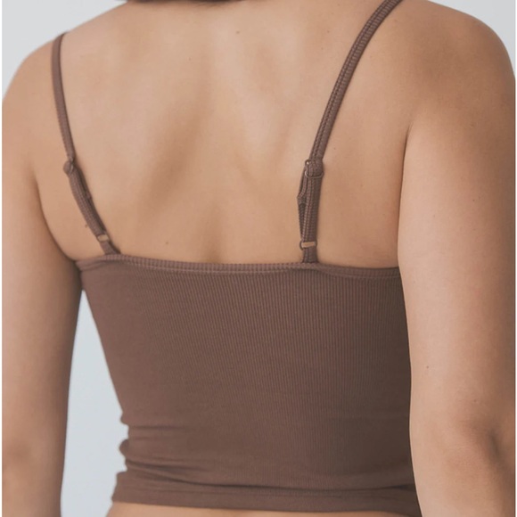 Klassy Network Brown Ribbed Brami tank - Picture 3 of 4